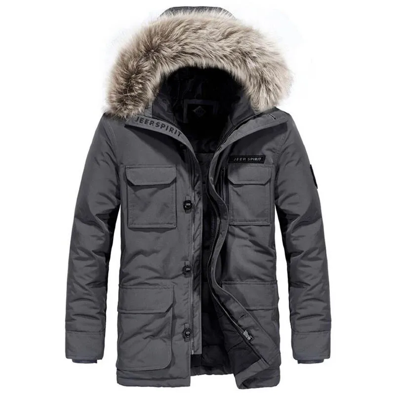 Winter Duck Down Jacket Men Fashion Casual Hooded Fur Collar Thick Warm Windbreaker Winter Coat Men Plus Size M-XXXL Parka Coat
Winter Duck Down Jacket Men Fashion Casual Hooded Fur Collar Thick Warm Windbreaker Winter Coat Men Plus Size M-XXXL Parka Coat