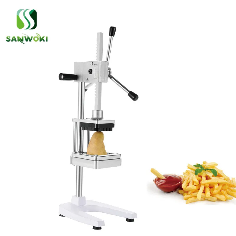 Vertical French Fries Cutter Long Potato strips Cut Cutter Vegetable Fruit Slicer Manual Toon potato stripping Machine
Vertical French Fries Cutter Long Potato strips Cut Cutter Vegetable Fruit Slicer Manual Toon potato stripping Machine
