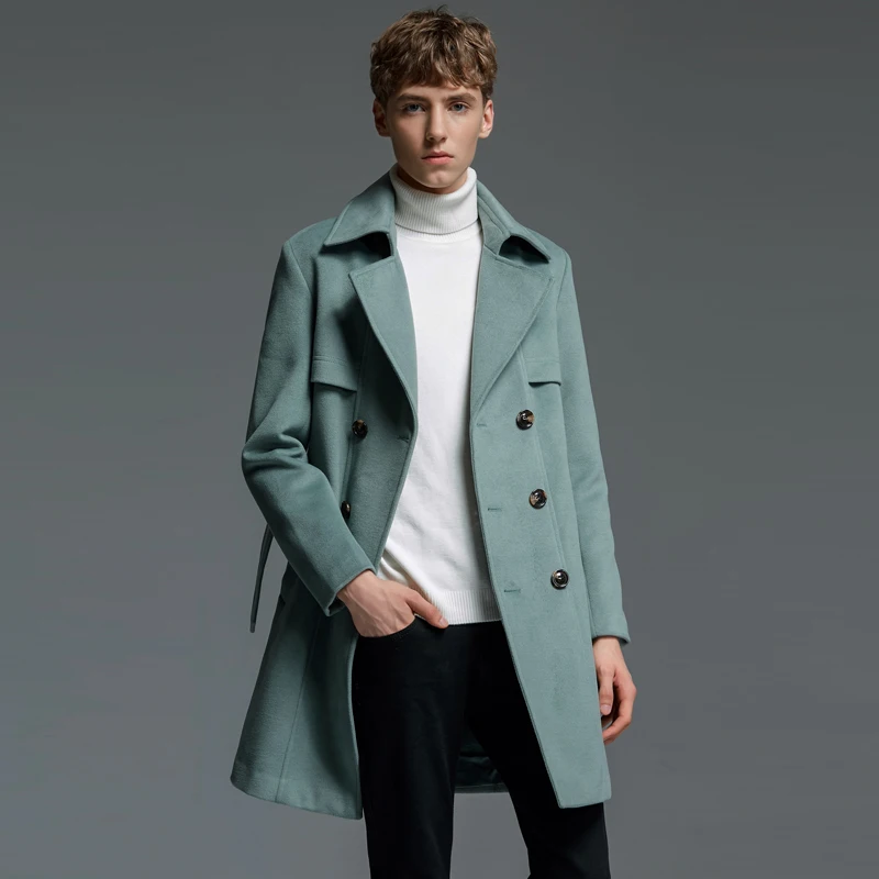 Minglu Men Coats Luxury Double-breasted Cashmere Mens Jackets And Coats Plus Size 6xl Autumn Winter Wool Long Coat Men Trench
Minglu Men Coats Luxury Double-breasted Cashmere Mens Jackets And Coats Plus Size 6xl Autumn Winter Wool Long Coat Men Trench