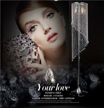 Fashion Crystal lamp floor lamp living room bedroom modern luxury floor standing lamps crystal hotel bedside lamps
Fashion Crystal lamp floor lamp living room bedroom modern luxury floor standing lamps crystal hotel bedside lamps
