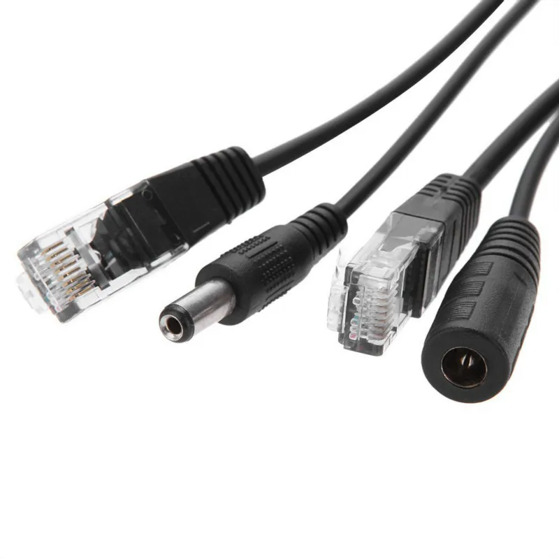 POE Adapter Cable RJ45 Injector Splitter Kit Tape Screened Passive Power Over Ethernet 12-48v Synthesizer Separator Combiner
POE Adapter Cable RJ45 Injector Splitter Kit Tape Screened Passive Power Over Ethernet 12-48v Synthesizer Separator Combiner