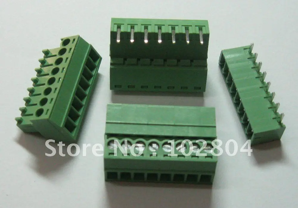60 pcs Screw Terminal Block Connector Pitch 3.5mm Angle 8 pin/way Green Color Pluggable Type
60 pcs Screw Terminal Block Connector Pitch 3.5mm Angle 8 pin/way Green Color Pluggable Type