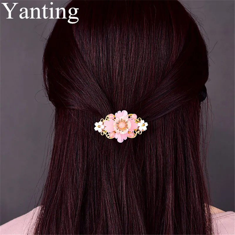 Yanting Sweet Pink Color Flower Hair Clip Accessories For Women Fashion Head Jewelry Hair Jewelry Decoration Head Ornament 0137
Yanting Sweet Pink Color Flower Hair Clip Accessories For Women Fashion Head Jewelry Hair Jewelry Decoration Head Ornament 0137