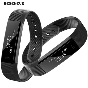 Beseneur ID115 Smart Wristband Pedometer Fitness Tracker Band Bluetooth Bracelet Waterproof Sleep Monitor Smartband PK mi band 3
Beseneur ID115 Smart Wristband Pedometer Fitness Tracker Band Bluetooth Bracelet Waterproof Sleep Monitor Smartband PK mi band 3