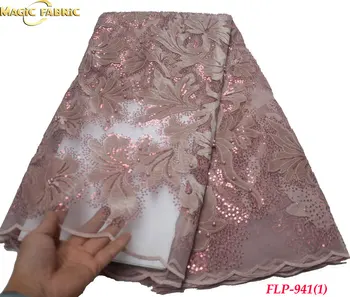 African Tulle Lace Net Cord High Quality Free Shipping (5 yards/pack) 100% Net French Lace With Sequins and beads FLP-941
African Tulle Lace Net Cord High Quality Free Shipping (5 yards/pack) 100% Net French Lace With Sequins and beads FLP-941