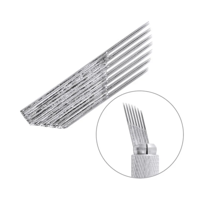 Eyebrow Microblading Needles Triple 3 Rows 21 Needles Curved Blades Disposable Fog Eyebrow Embroidery Permanent Makeup Supplies
Eyebrow Microblading Needles Triple 3 Rows 21 Needles Curved Blades Disposable Fog Eyebrow Embroidery Permanent Makeup Supplies