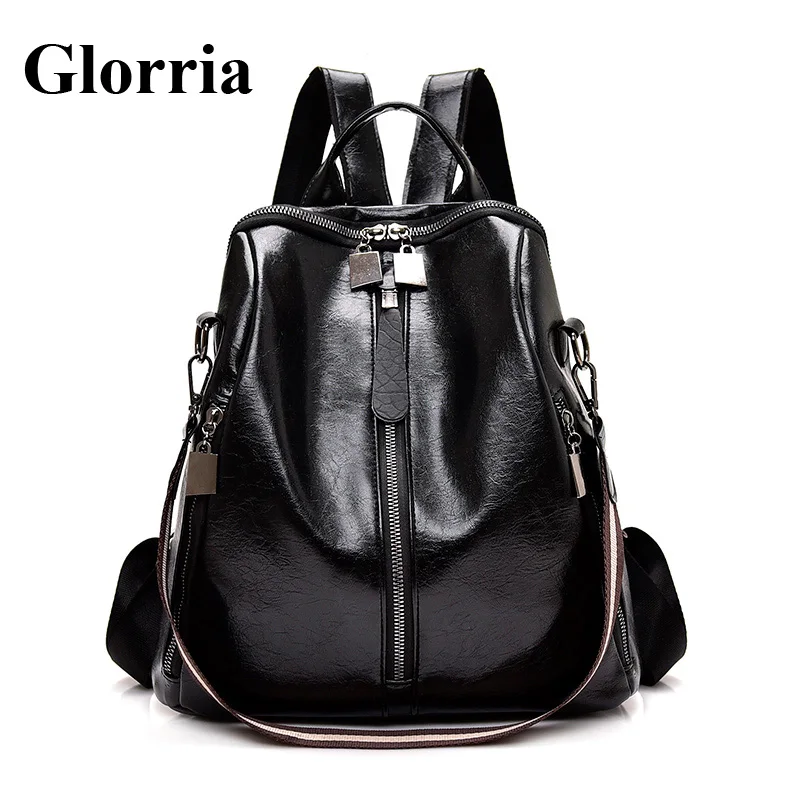 Glorria High Quality Leather Backpacks for Women Large Bagpack Teenager Girls School Bag Female Waterproof Anti Thef Mochila Sac
Glorria High Quality Leather Backpacks for Women Large Bagpack Teenager Girls School Bag Female Waterproof Anti Thef Mochila Sac