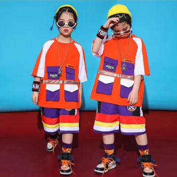 Children Hip Hop Clothing T Shirts Ballroom Dance Clothes for Girls Boys Jazz Dancing Costumes Sweatshirt Tops Jogger Pants Wear 
Children Hip Hop Clothing T Shirts Ballroom Dance Clothes for Girls Boys Jazz Dancing Costumes Sweatshirt Tops Jogger Pants Wear