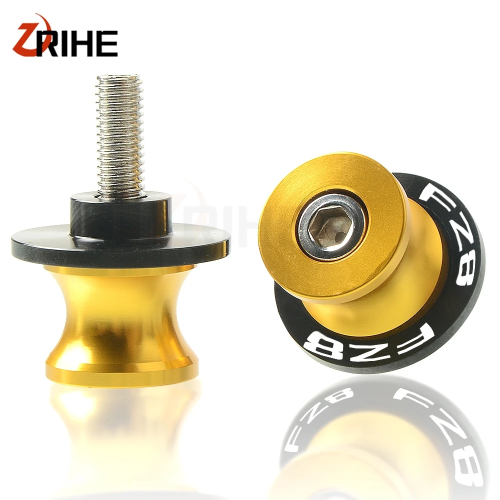 2pcs 6mm Motorcycle CNC Rear Stand Swing Arm Spool Sliders Stand Swingarm Bobbins Aramox Sliders Stand Titanium