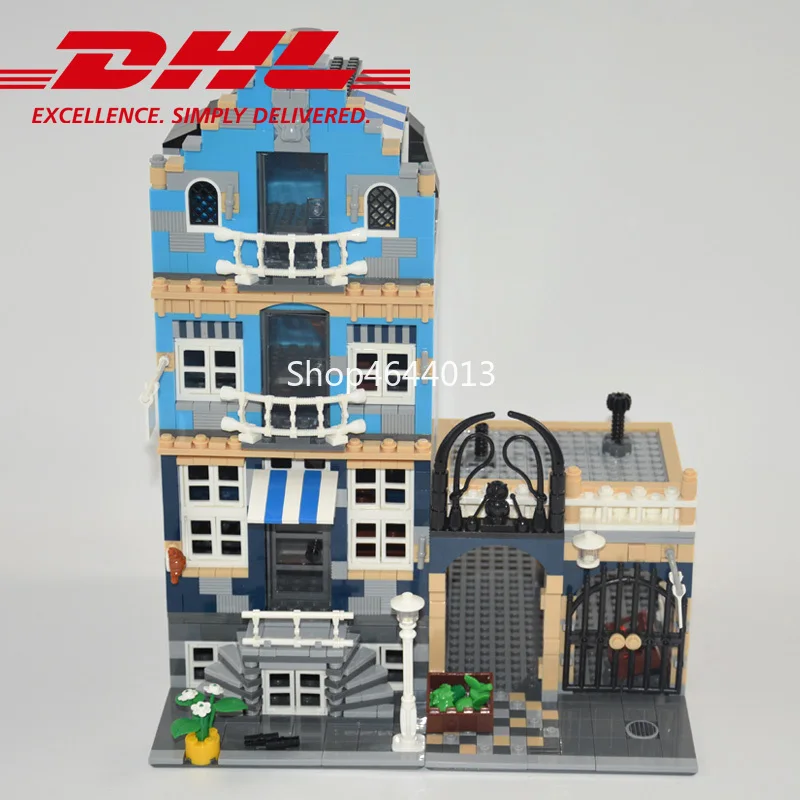15007 City Street European Market Street Model Building Blocks Bricks Toys for Children Compatible Legoings 10190
15007 City Street European Market Street Model Building Blocks Bricks Toys for Children Compatible Legoings 10190