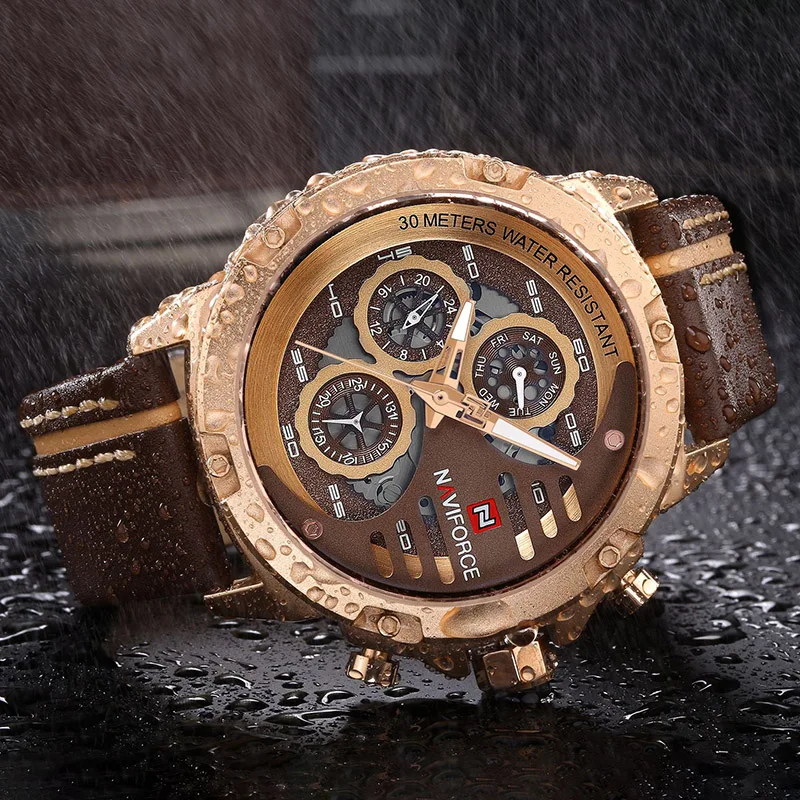 2019 Men Top Brand Luxury Japan Movt Quartz Wristwatches Leather Casual Watches Waterproof Mens Big Face Watch Relojes Hombre
2019 Men Top Brand Luxury Japan Movt Quartz Wristwatches Leather Casual Watches Waterproof Mens Big Face Watch Relojes Hombre