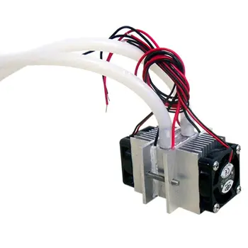 DIY kits Thermoelectric Peltier Refrigeration Cooling System Water cooling+ fan+ 2pcs TEC1-12706 Coolers
DIY kits Thermoelectric Peltier Refrigeration Cooling System Water cooling+ fan+ 2pcs TEC1-12706 Coolers