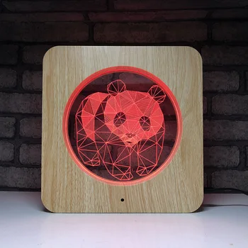 Creative Wooden Panda LED Night Light 7 Color Change Desk Light Action Figures Boys Girls Birthday Toys #549
Creative Wooden Panda LED Night Light 7 Color Change Desk Light Action Figures Boys Girls Birthday Toys #549