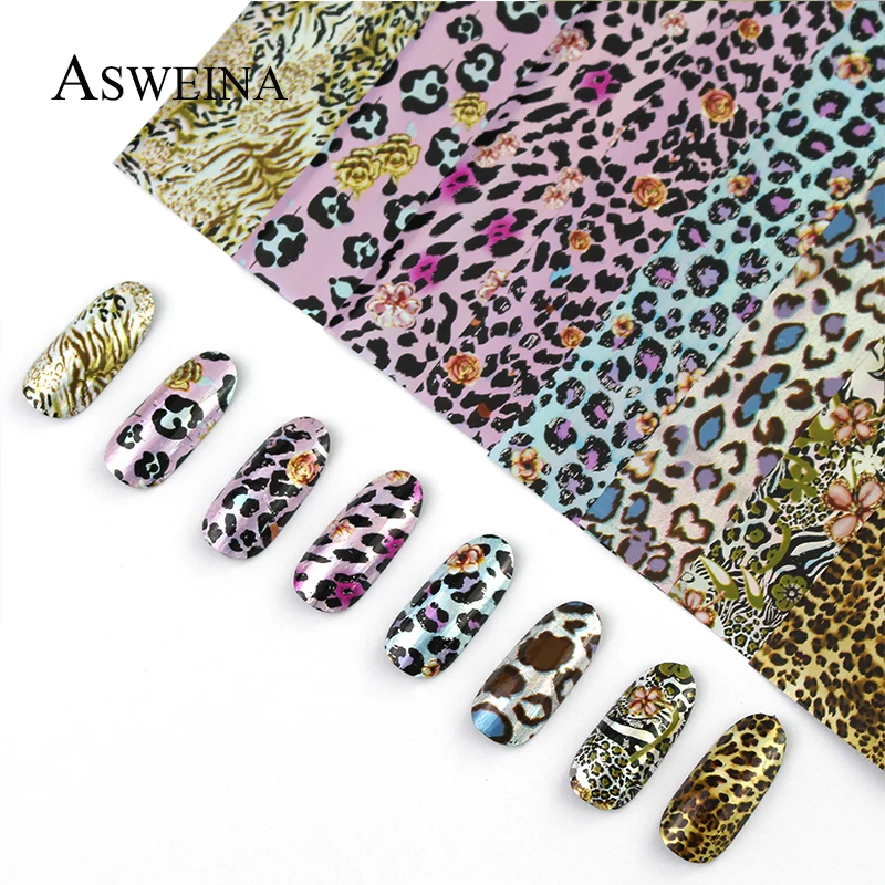 16pcs Holographic Nail Foils Leopard Transfer Stickers Flower Mix Design Starry Paper Manicure Wrap Adhesive Decal Nail DIY
16pcs Holographic Nail Foils Leopard Transfer Stickers Flower Mix Design Starry Paper Manicure Wrap Adhesive Decal Nail DIY