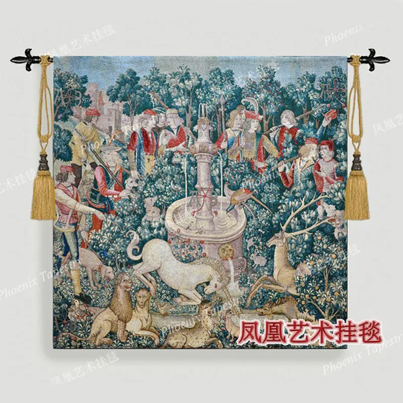 Beautiful tapestry wall hanging 136*140cm fashion home textile decoration Cotton woven fabric soft series-hunting H124
Beautiful tapestry wall hanging 136*140cm fashion home textile decoration Cotton woven fabric soft series-hunting H124