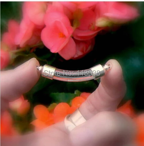 200sets 400cap glass Vial Pendants CURVED TUBES miniature/mini/pendant for Bracelet necklace name on rice finding
200sets 400cap glass Vial Pendants CURVED TUBES miniature/mini/pendant for Bracelet necklace name on rice finding