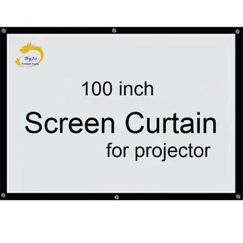 100 inch 16:9 or 4:3 Projector HD Screen Front projection screen fabric with eyelets
100 inch 16:9 or 4:3 Projector HD Screen Front projection screen fabric with eyelets