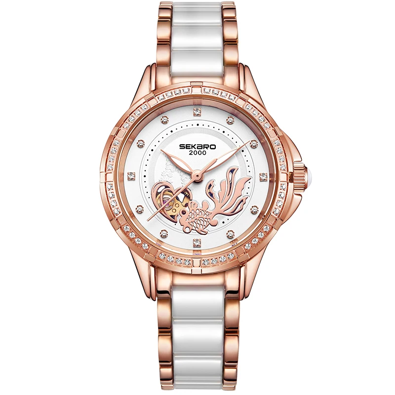 SEKARO 2837 Switzerland watches men luxury brand Lady Shining Dress Skeleton Fish Designer Watches Relogio Feminino
SEKARO 2837 Switzerland watches men luxury brand Lady Shining Dress Skeleton Fish Designer Watches Relogio Feminino