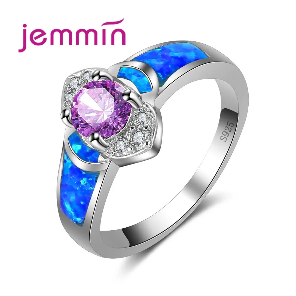 Blue Fire Opal Rings AAA CZ Crystal Halo Ring For Women Rhodium Fashion Engagement Wedding Brand Jewelry
Blue Fire Opal Rings AAA CZ Crystal Halo Ring For Women Rhodium Fashion Engagement Wedding Brand Jewelry