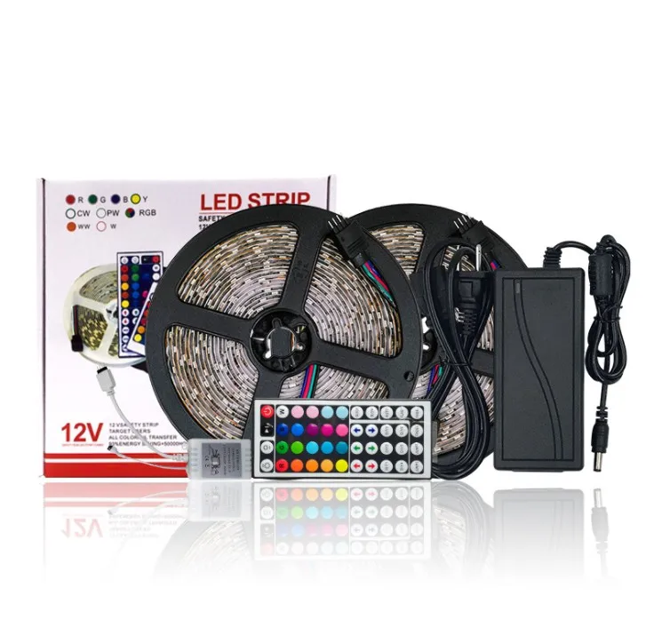 Focuslight RGB Led Strip Light 2835 DC12V 60Leds/M Flexible Lighting Ribbon Tape Waterproof/Nonwaterproof with colorful box pack
Focuslight RGB Led Strip Light 2835 DC12V 60Leds/M Flexible Lighting Ribbon Tape Waterproof/Nonwaterproof with colorful box pack