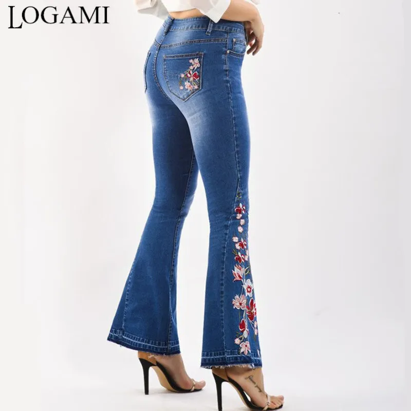 LOGAMI Embroidery Jeans Woman Skinny Flare Pants Denim Ladies Casual Jeans Plus Size 4XL
LOGAMI Embroidery Jeans Woman Skinny Flare Pants Denim Ladies Casual Jeans Plus Size 4XL