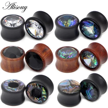 Alisouy 2PCS Punk Wood Ear Tunnel Plugs Shell Wood Ear Gauges Plugs Body Piercing Jewelry Ear Expander 8 -25mm ear expansion
Alisouy 2PCS Punk Wood Ear Tunnel Plugs Shell Wood Ear Gauges Plugs Body Piercing Jewelry Ear Expander 8 -25mm ear expansion