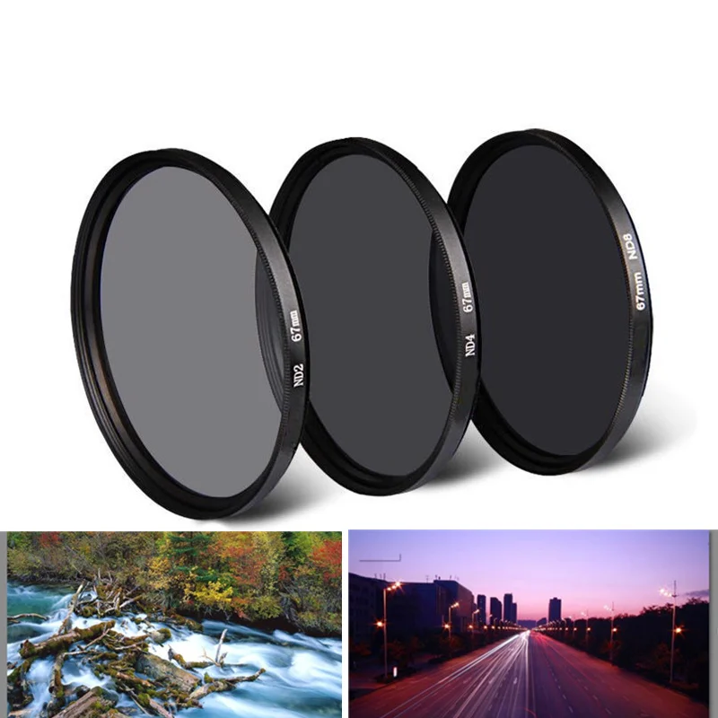 CAENBOO Neutral Density ND 2 4 8 Lens Filter Circular Protective 37/40.5/43/46/49/52/55/58/62/67/72/77/82mm for Canon Nikon Sony
CAENBOO Neutral Density ND 2 4 8 Lens Filter Circular Protective 37/40.5/43/46/49/52/55/58/62/67/72/77/82mm for Canon Nikon Sony
