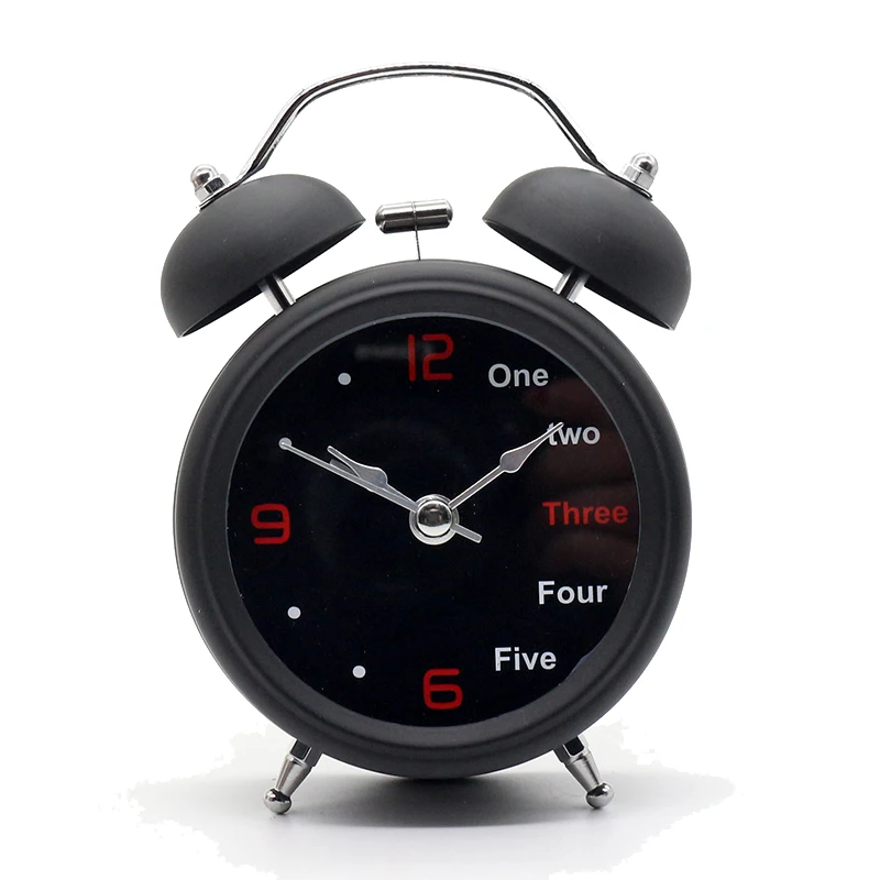 4 Inch Black Metal Classical Double Bell Alarm Clock Silent Desk Table clock Backlight Bedroom Office Bedside Clock
4 Inch Black Metal Classical Double Bell Alarm Clock Silent Desk Table clock Backlight Bedroom Office Bedside Clock
