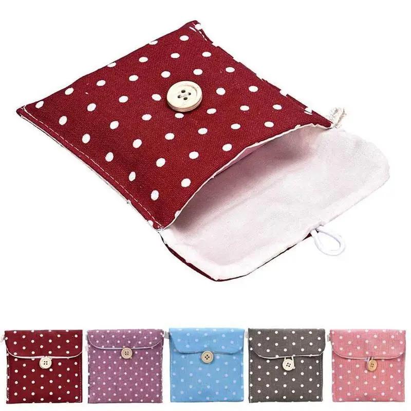 Storage Box Linen Sanitary Napkins Organizer Cute Polka Dot Menstrual Pouch Holder Case Secret Pouch
Storage Box Linen Sanitary Napkins Organizer Cute Polka Dot Menstrual Pouch Holder Case Secret Pouch