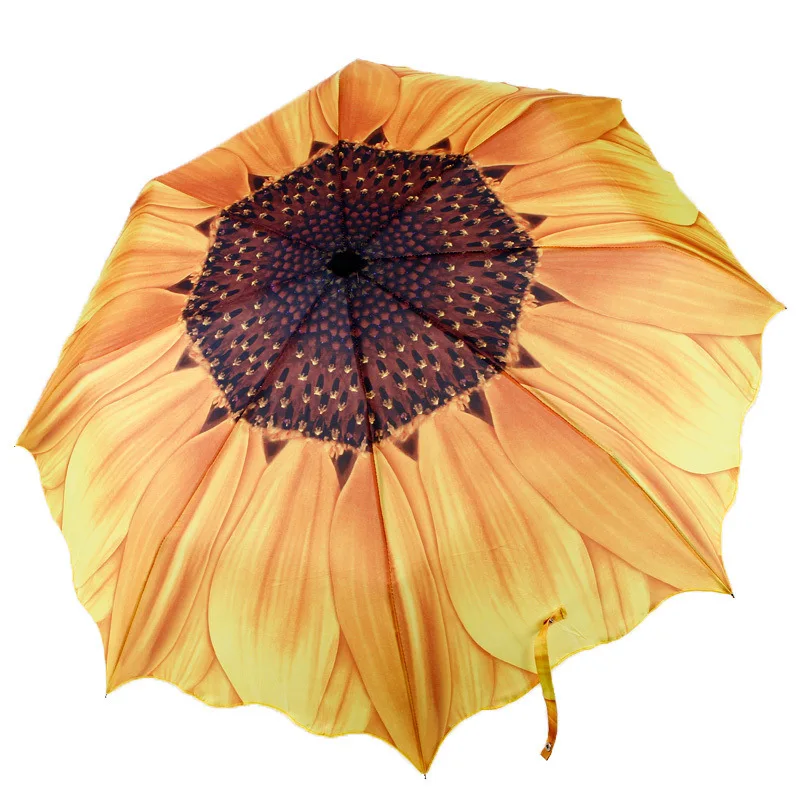 Sunflower umbrella Windproof Compact Three Folding Umbrellas with Anti-Slip Grip for Sunny Rainy Travels Summer Wedding Gifts
Sunflower umbrella Windproof Compact Three Folding Umbrellas with Anti-Slip Grip for Sunny Rainy Travels Summer Wedding Gifts