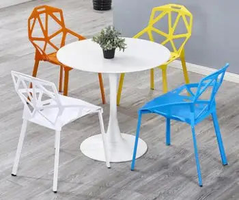 Table modern simple leisure chair plastic backrest chair dining chair creative fashion reception negotiation table chair .
Table modern simple leisure chair plastic backrest chair dining chair creative fashion reception negotiation table chair .
