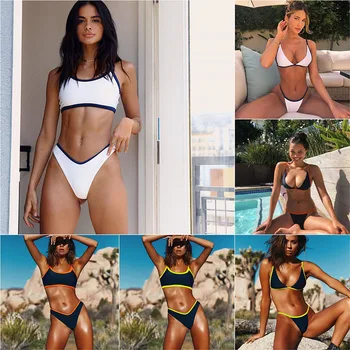 Fluorescence Bordered Brazilian Women Sexy Bikinis Sets Solid Triangle Ladies Biquini Monokini Summer Beach Bikini X89
Fluorescence Bordered Brazilian Women Sexy Bikinis Sets Solid Triangle Ladies Biquini Monokini Summer Beach Bikini X89