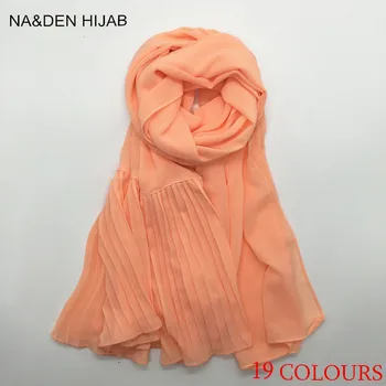 50PCS high quality chiffon crumple scarf New Muslim Plain hijabs women solid echarpe elegant oversize shawls and scarves
50PCS high quality chiffon crumple scarf New Muslim Plain hijabs women solid echarpe elegant oversize shawls and scarves