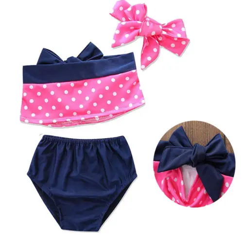 3Pcs Kids Baby Girls Dots Pattern Tankini Bikini Bow Printing Tube Top High Waist Swimwear Swimsuit Bathing Suit
3Pcs Kids Baby Girls Dots Pattern Tankini Bikini Bow Printing Tube Top High Waist Swimwear Swimsuit Bathing Suit