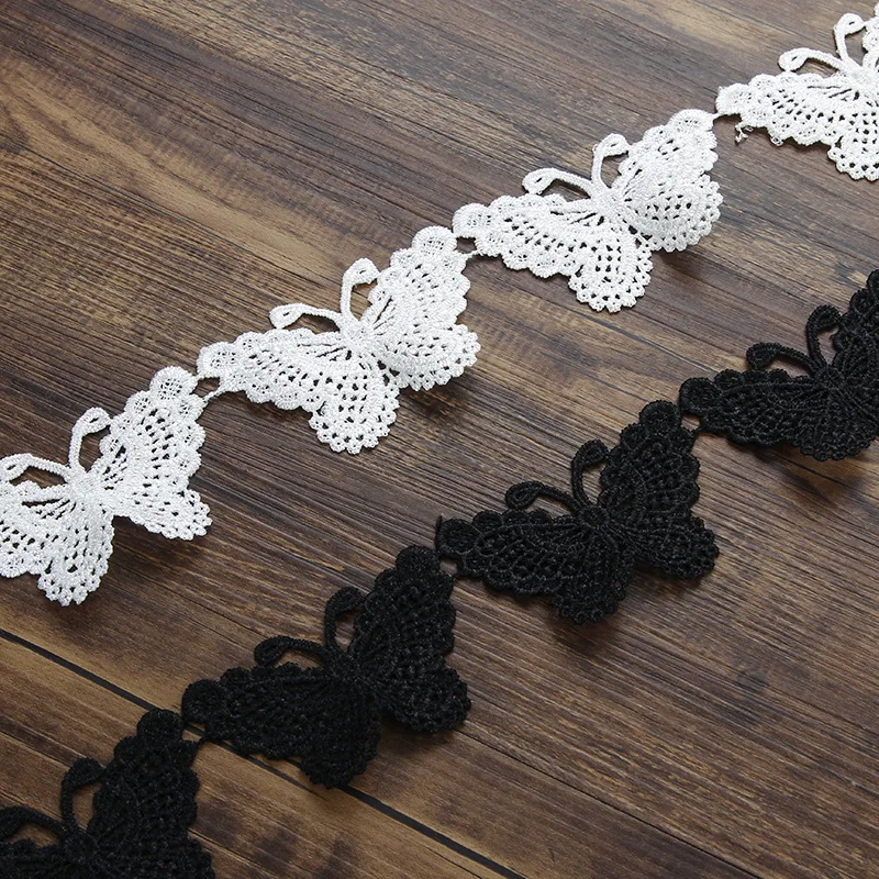 15yards White Butterfly Lace Applique Water Soluble Embroidery Lace Trim For Garment Accessories Sew On Guipure Lace Fabrics
15yards White Butterfly Lace Applique Water Soluble Embroidery Lace Trim For Garment Accessories Sew On Guipure Lace Fabrics