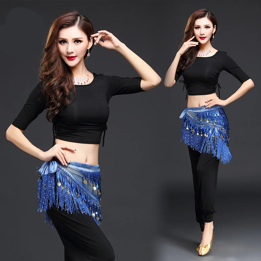 Belly Dance Costumes Top Pants Belt Belly Dancing Clothes Bellydance Set for Women Adult Oriental Yoga Bollywood Practice 
Belly Dance Costumes Top Pants Belt Belly Dancing Clothes Bellydance Set for Women Adult Oriental Yoga Bollywood Practice