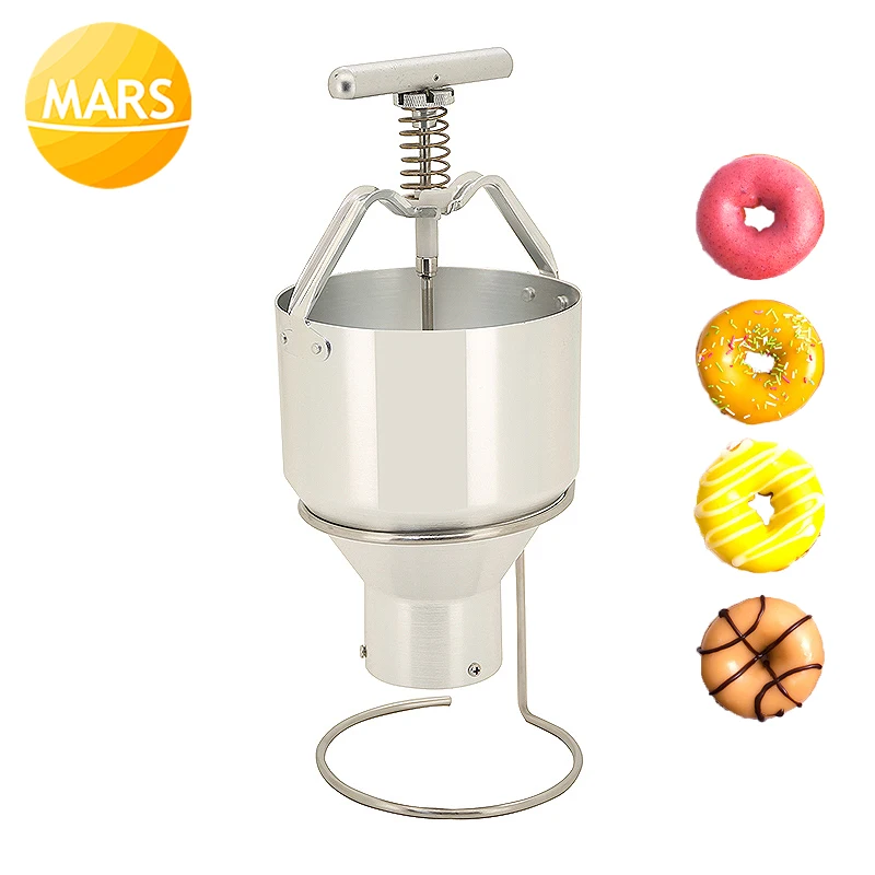 5L Manual Donut Maker Ice Cream Doughnut Machine Stainless Steel Mini Donut Maker Donuts Production Tool Hand Press
5L Manual Donut Maker Ice Cream Doughnut Machine Stainless Steel Mini Donut Maker Donuts Production Tool Hand Press