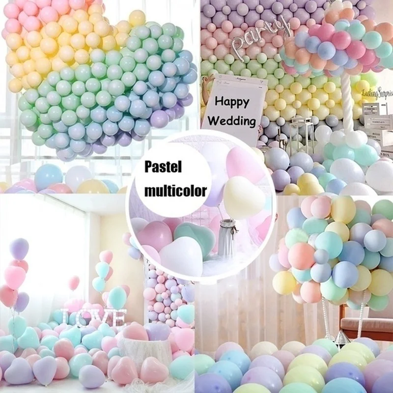 10pcs/set Pastel Latex Balloon Assorted Macaron Candy Color Romantic Thicken Baby Shower Graduation Wedding Birthday Party decor
10pcs/set Pastel Latex Balloon Assorted Macaron Candy Color Romantic Thicken Baby Shower Graduation Wedding Birthday Party decor