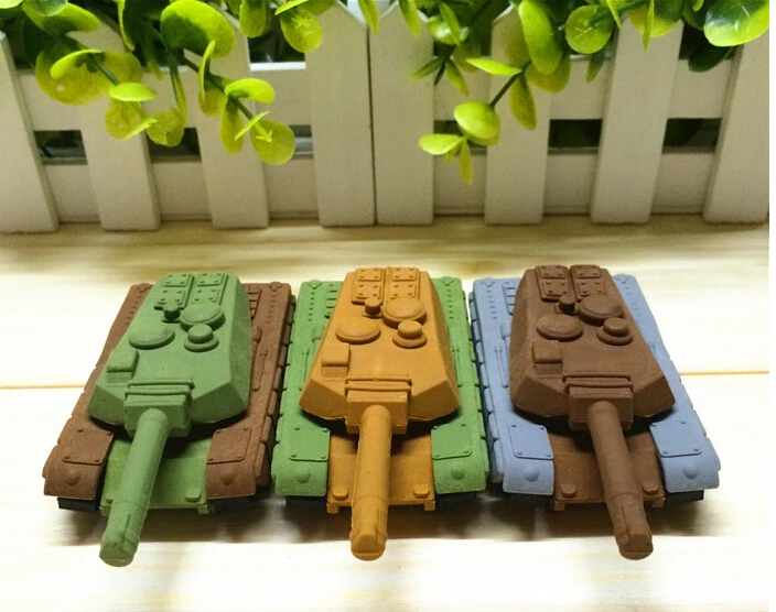 New Arrival Freeshipping Random Color Heavy Armor Tank Eraser Military Eraser Collection With School Eraser for promotion
New Arrival Freeshipping Random Color Heavy Armor Tank Eraser Military Eraser Collection With School Eraser for promotion
