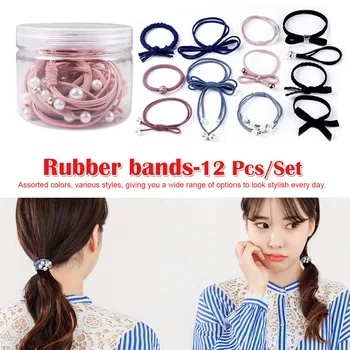 12Pcs/Set Hair Stretch Rubber Bands Hair Tie Women Girls Ponytail Holder Hair Ropes High Elastic Pearl
12Pcs/Set Hair Stretch Rubber Bands Hair Tie Women Girls Ponytail Holder Hair Ropes High Elastic Pearl