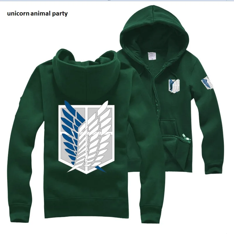 New Anime Attack on Titan Cosplay Costumes Hoodie Green Black Scouting Legion Hooded Sweater for Unisex
New Anime Attack on Titan Cosplay Costumes Hoodie Green Black Scouting Legion Hooded Sweater for Unisex