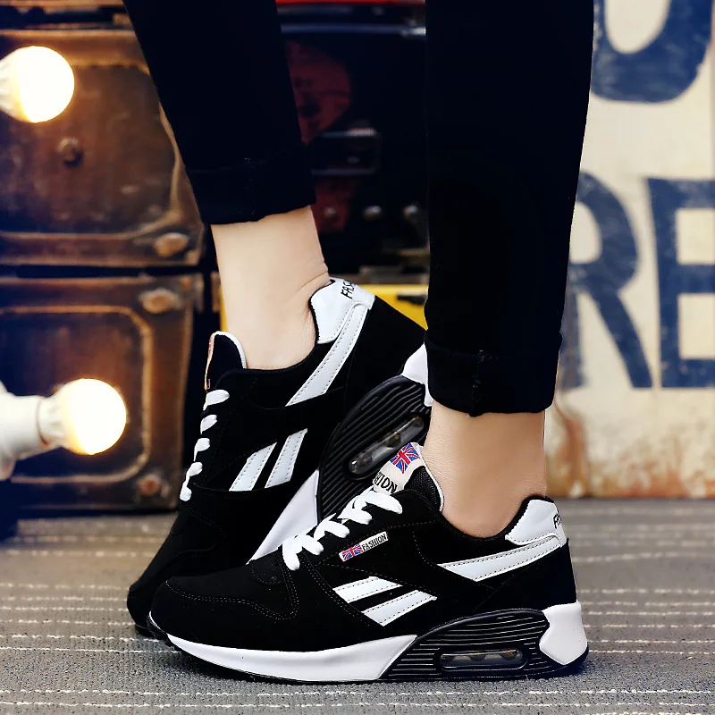 New 2018 Spring Fashion Women Casual Shoes Suede Leather Platform Shoes Women Sneakers Ladies Black Trainers Chaussure Femme
New 2018 Spring Fashion Women Casual Shoes Suede Leather Platform Shoes Women Sneakers Ladies Black Trainers Chaussure Femme