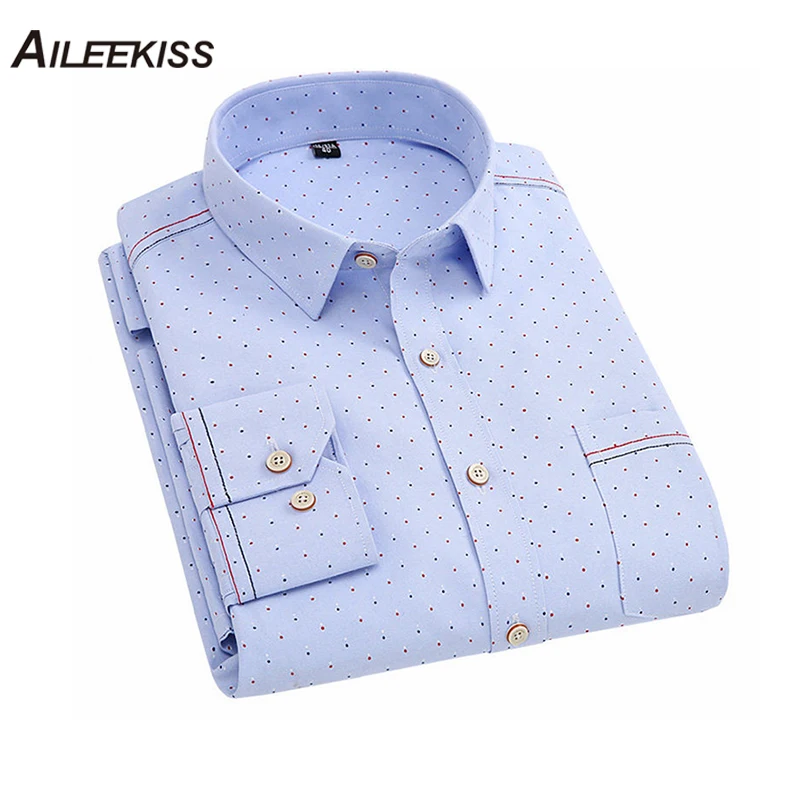 2019 Spring Autumn Men Polka Dot Men Casual Shirts Man Business Formal Shirt Slim Fit Male Tops Camisa Social Masculina XT517
2019 Spring Autumn Men Polka Dot Men Casual Shirts Man Business Formal Shirt Slim Fit Male Tops Camisa Social Masculina XT517