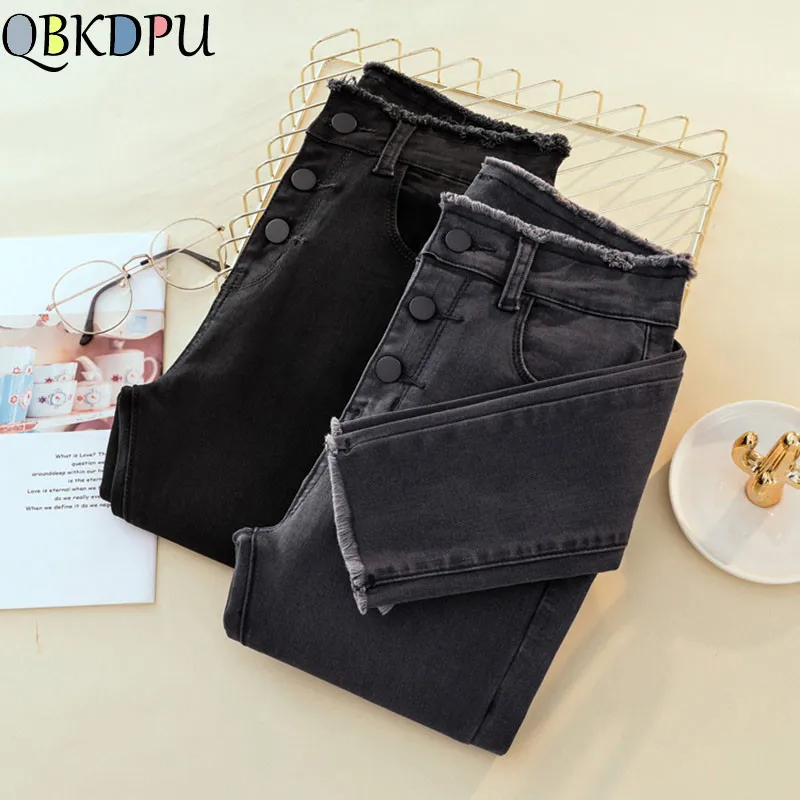 High Waist Ripped Skinny Pencil Jeans Woman Plus Size Gray Black Mom Stretch jeans Ladies women jeans pants Denim jeans mujer
High Waist Ripped Skinny Pencil Jeans Woman Plus Size Gray Black Mom Stretch jeans Ladies women jeans pants Denim jeans mujer
