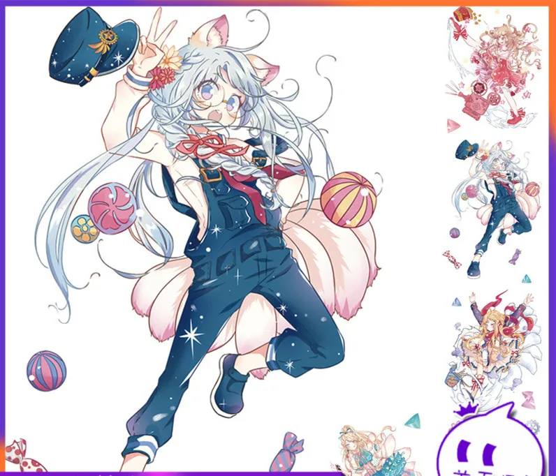 Special ink 40mm Cute Nine-tailed Fox Girl bronzing decoration washi Tape DIY Diary scrapbooking masking tape With release paper
Special ink 40mm Cute Nine-tailed Fox Girl bronzing decoration washi Tape DIY Diary scrapbooking masking tape With release paper