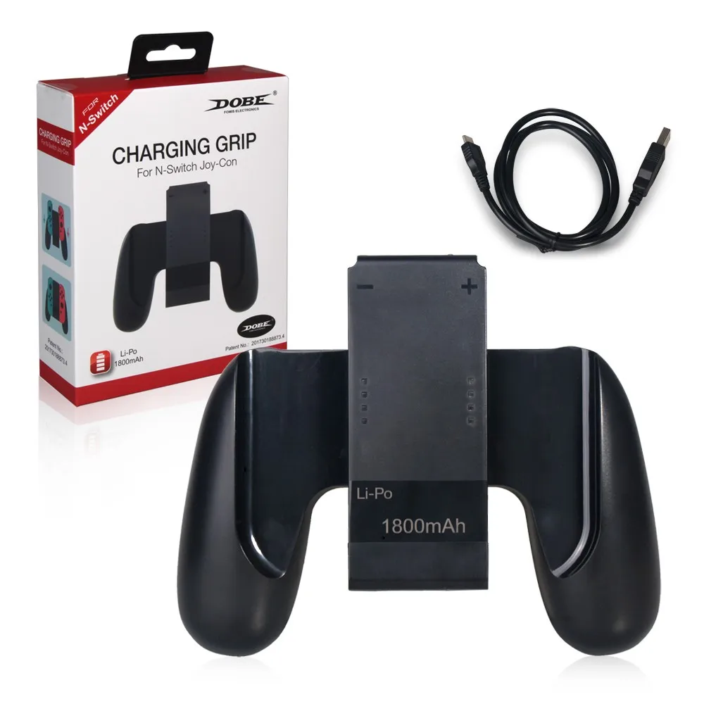 For Nintendo Switch Joy-Con Charging Dock With Battery Charging Grip Li-Po 1800mAh Portable Charger Chargeable Stand Holder
For Nintendo Switch Joy-Con Charging Dock With Battery Charging Grip Li-Po 1800mAh Portable Charger Chargeable Stand Holder