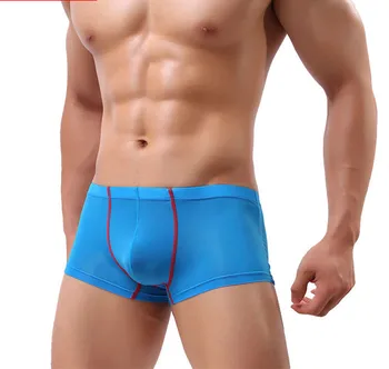 Sexy Gay Underwear Men Boxers Shorts Ice Silk Panties Man Breathable Low Rise U Convex Pouch Underpants Cueca masculina M-XXL
Sexy Gay Underwear Men Boxers Shorts Ice Silk Panties Man Breathable Low Rise U Convex Pouch Underpants Cueca masculina M-XXL