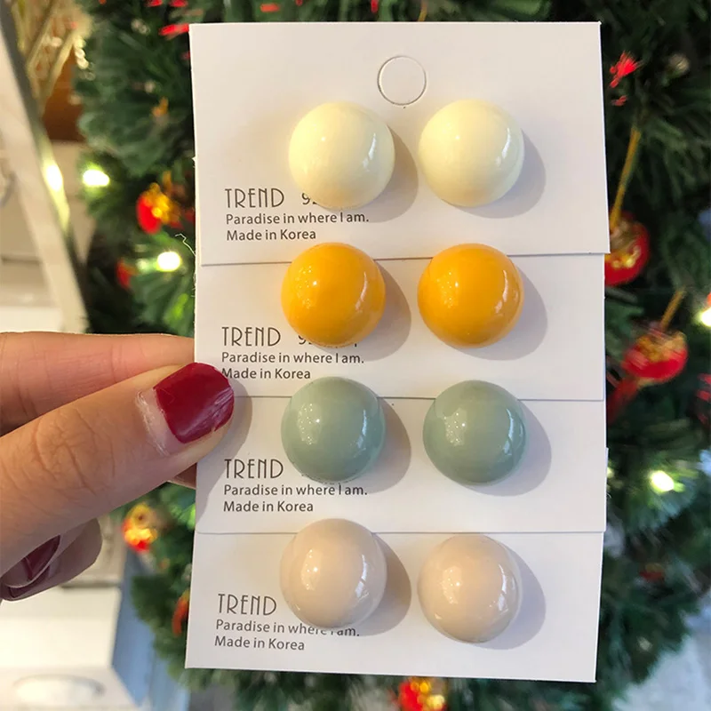 2019 New Anti-Allergy S925 Needle Candy Color Small Round Circle Acrylic Stud Earrings For Women Korean Macaron Studs For Girl
2019 New Anti-Allergy S925 Needle Candy Color Small Round Circle Acrylic Stud Earrings For Women Korean Macaron Studs For Girl