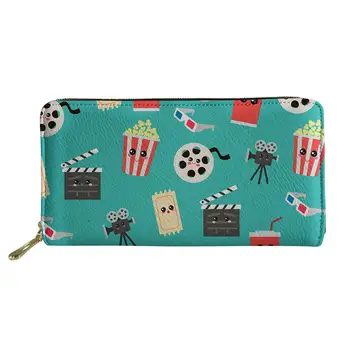 ELVISWORDS Cinema Theme Funny Girls' Wallet Summer New Women Long Cluth Card Holder Female Woman Purse
ELVISWORDS Cinema Theme Funny Girls' Wallet Summer New Women Long Cluth Card Holder Female Woman Purse