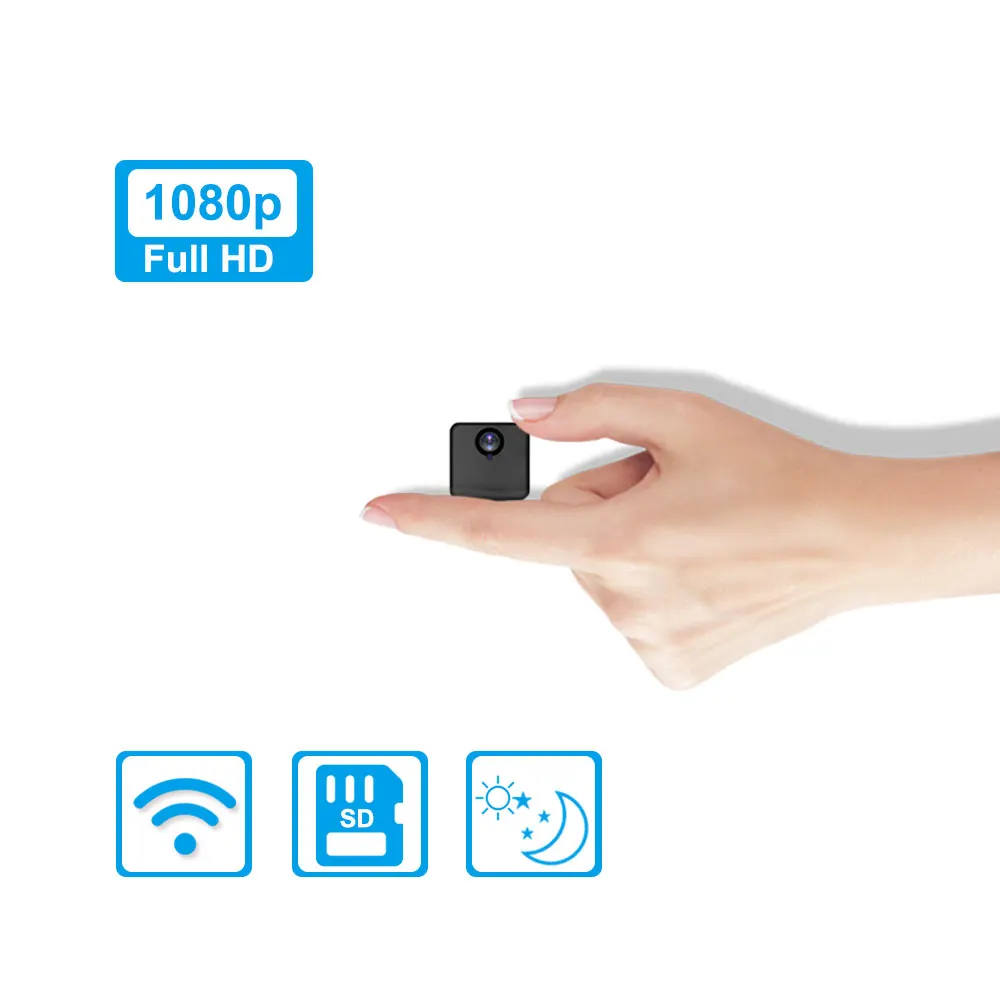 Mini IP Camera WIFI 1080P Invisible Night Version Battery Work 12 Hours Video Recording App Control Portable Small Cam
Mini IP Camera WIFI 1080P Invisible Night Version Battery Work 12 Hours Video Recording App Control Portable Small Cam